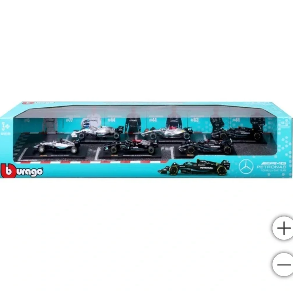 New Bburago 1:43 Mercedes Formula Racing Die-cast Model 6-pack